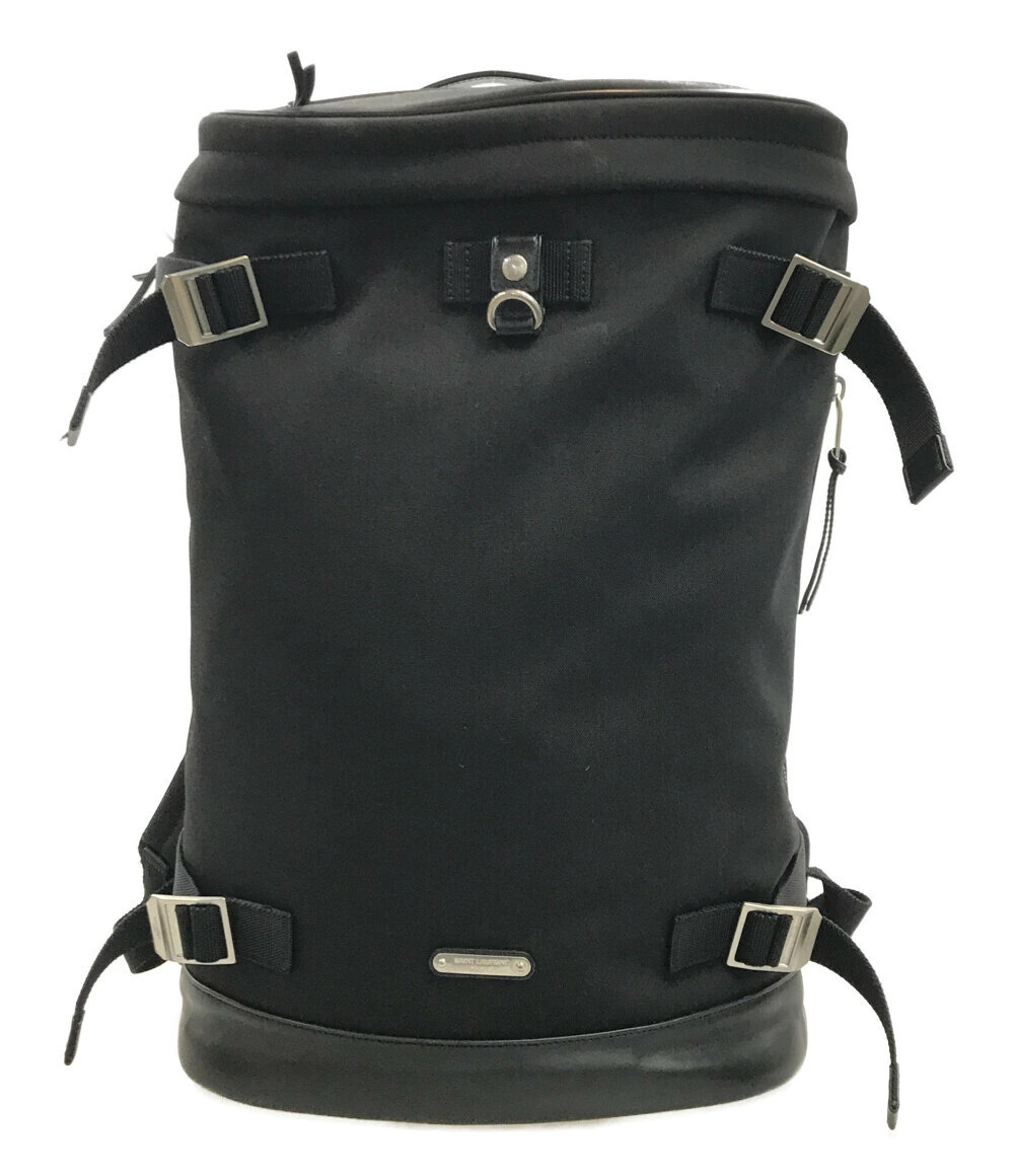 Saint Laurent Paris Backpack Rivington Leather Black